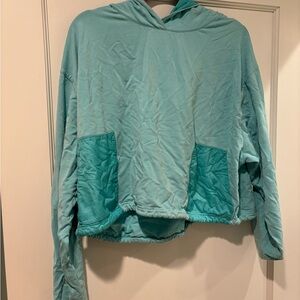 Outdoor Voices Aqua Hoodie size large